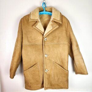 Vintage Abercrombie & Fitch Suede and Shearling Lining Men's Jacket Size 38